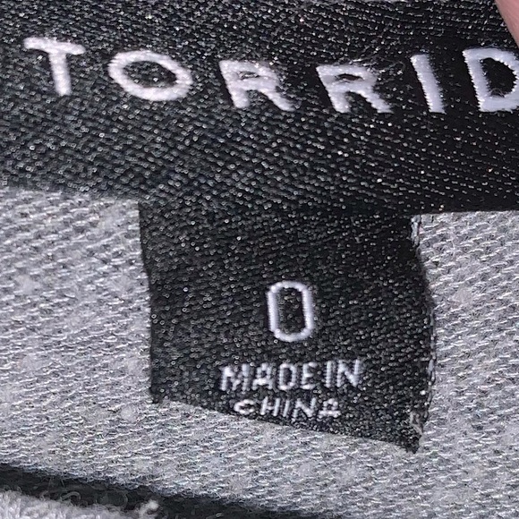 Torrid Pardon My Sarcasm Gray Hacci Sweatshirt SZ 0. - Picture 4 of 7